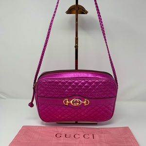 Gucci Trapuntata fuchsia handbag